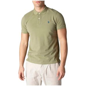U.s. Polo Assn., Heren, Tops, Groen, Maat: S Katoen,
