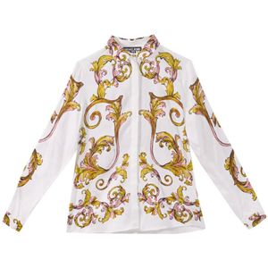 Versace Jeans Couture, Dames, Blouses & Shirts, Veelkleurig, Maat: S Viscose,