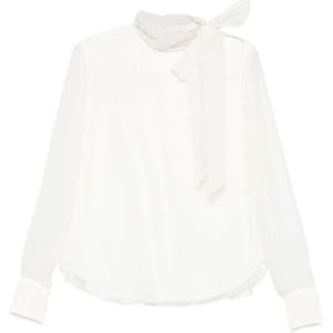 Brunello Cucinelli, Dames, Blouses & Shirts, Wit, Maat: M