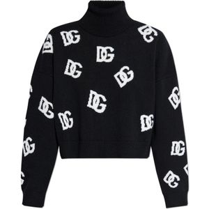 Dolce & Gabbana - Turtleneck - Zwart - 100% Scheerwol - Hoge Kraag