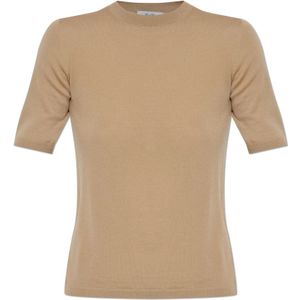 Max Mara, Dames, Truien, Beige, Maat: M Wol,