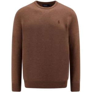 Polo Ralph Lauren, Heren, Truien, Bruin, Maat: XL Wol,