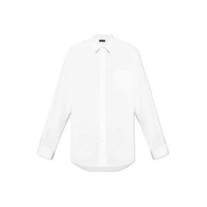 Balenciaga Overhemd met een zak , White , Heren , Maat: M