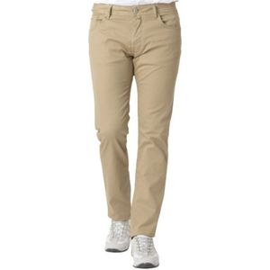 Jacob Cohën, Heren, Broeken, Beige, Maat: W29 Katoen,