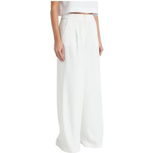 Peserico, Dames, Broeken, Wit, Maat: XS