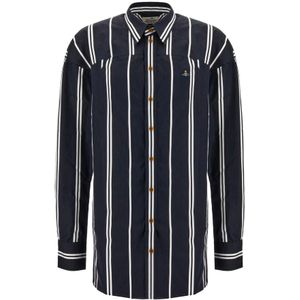 Vivienne Westwood, Heren, Overhemden, Blauw, Maat: S