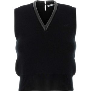 Alexander Wang, Dames, Truien, Zwart, Maat: S Wol,
