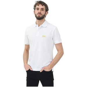 Versace Jeans Couture - Poloshirt - Wit - Katoen - Institutioneel Logo