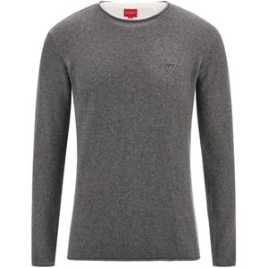 Guess, Heren, Tops, Grijs, Maat: XL Katoen,