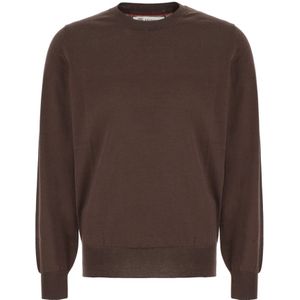 Brunello Cucinelli, Heren, Sweatshirts & Hoodies, Bruin, Maat: M Katoen,