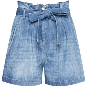 Liu Jo, Dames, Korte broeken, Blauw, Maat: W25 Denim,