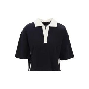 Moncler Polo Hemden , Blue , Dames , Maat: S
