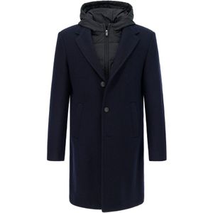 Boggi Milano - Wollen Jersey Jas met Gilet - Blauw - Heren