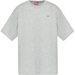 Diesel, Heren, Tops, Grijs, Maat: 3XL