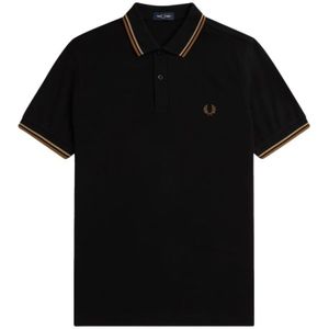 Fred Perry, Heren, Tops, Zwart, Maat: 3XL