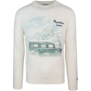 MC2 Saint Barth, Heren, Truien, Wit, Maat: XL