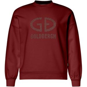 Goldbergh, Dames, Sweatshirts & Hoodies, Rood, Maat: XS Katoen,