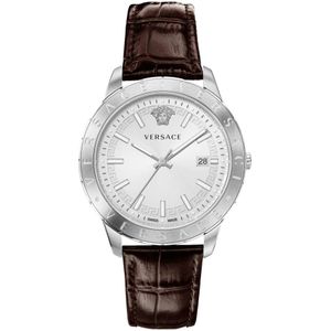 Versace VE2C00121 horloge mannen - Roestvrij Staal - zilver
