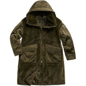 Blauer, Dames, Jassen, Groen, Maat: S Satijn,