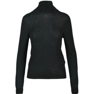 Saint Laurent, Dames, Truien, Zwart, Maat: S Wol,