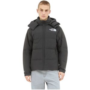 The North Face, Heren, Jassen, Grijs, Maat: L Leer,