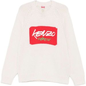 Kenzo, Heren, Truien, Wit, Maat: S