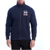 YMF602-FP112 - Heren Zip Up Sweatshirt - Zwart
