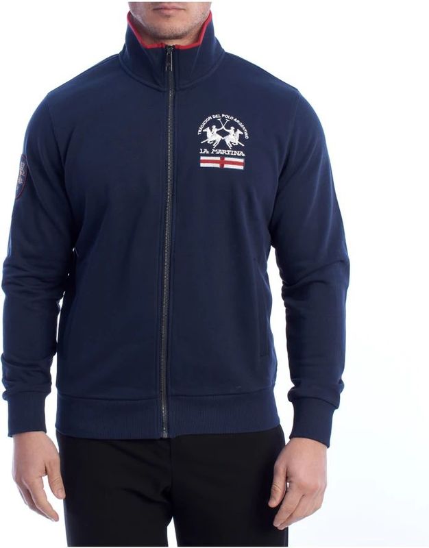 YMF602-FP112 - Heren Zip Up Sweatshirt - Zwart