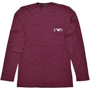 Emporio Armani, Heren, Tops, Rood, Maat: M Katoen,