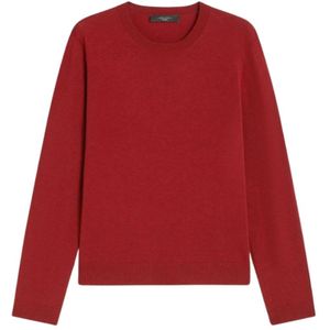 Max Mara, Dames, Truien, Rood, Maat: S Zijde,