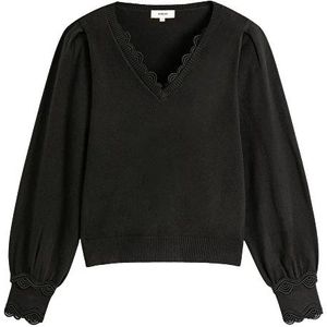 Suncoo, Dames, Truien, Zwart, Maat: XS Poliester,