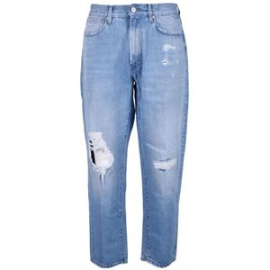 Don The Fuller, Heren, Jeans, Blauw, Maat: W33 Katoen,
