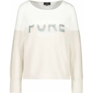 Monari, Dames, Truien, Beige, Maat: 2XL Katoen,