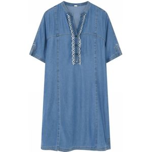 Gustav, Dames, Jurken, Blauw, Maat: XS Denim,