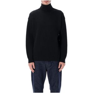 Auralee, Heren, Truien, Zwart, Maat: XL Wol,
