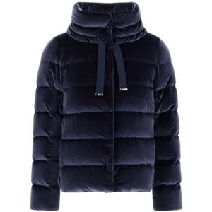Herno, Dames, Jassen, Blauw, Maat: M Katoen,
