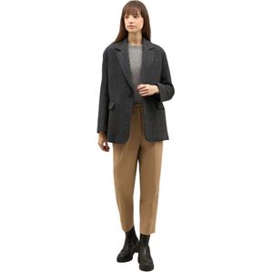 Boglioli, Dames, Jassen, Grijs, Maat: 2XS Wol,