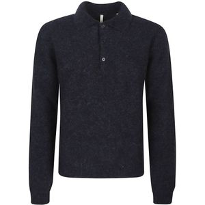 Sunflower, Heren, Truien, Blauw, Maat: M Wol,