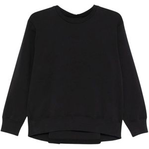 MM6 Maison Margiela, Dames, Sweatshirts & Hoodies, Zwart, Maat: S Katoen,