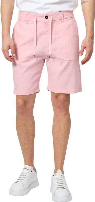 Hugo, Heren, Korte broeken, Roze, Maat: W33 Katoen,