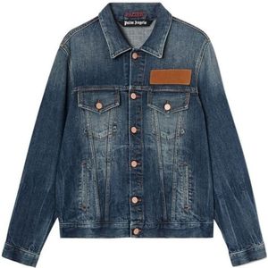 Palm Angels - Denim Jacket - Blauw - Heren