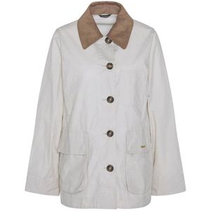 Barbour, Dames, Jassen, Beige, Maat: L Katoen,