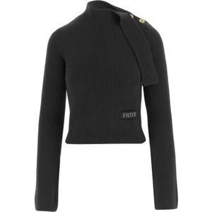 Patou, Dames, Truien, Zwart, Maat: M Wol,