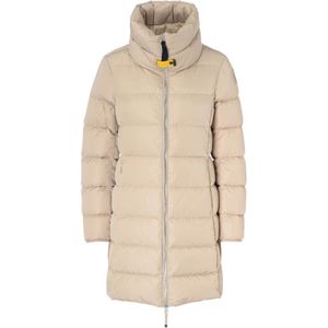 Parajumpers Beige Malandra Donsjas , Beige , Dames , Maat: L
