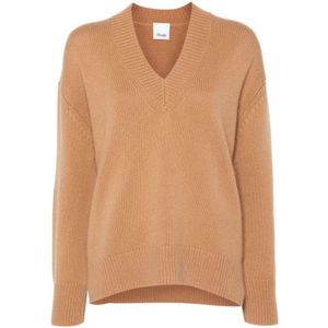 Allude, Dames, Truien, Bruin, Maat: S Kasjmier,