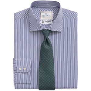 Brooks Brothers, Heren, Overhemden, Paars, Maat: S Katoen,