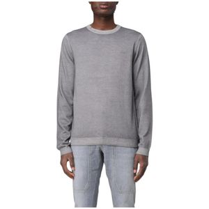 Sun68, Heren, Truien, Grijs, Maat: 2XL Katoen,