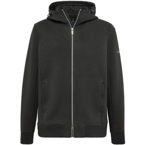 Boggi Milano - Full Zip Double Hoodie - Zwart - Heren - B Tech-lijn