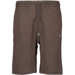 Off White, Heren, Korte broeken, Bruin, Maat: S Katoen,