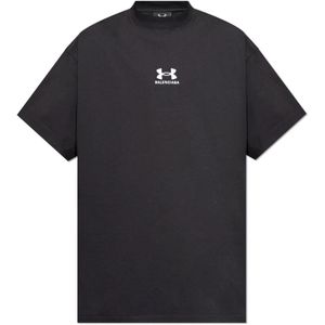 Balenciaga, Heren, Tops, Zwart, Maat: S Katoen,